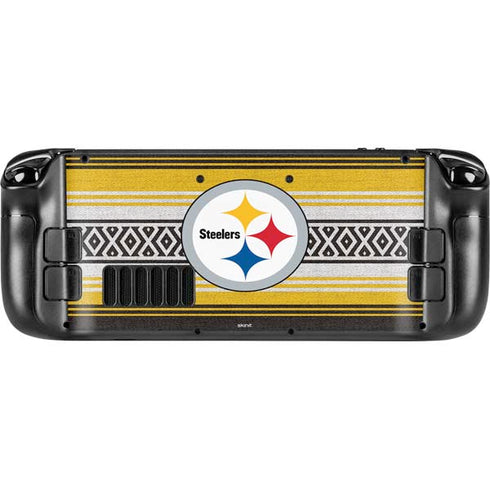 NFL Pittsburgh Steelers Trailblazer Steam Deck Handheld Gaming Computer Skin